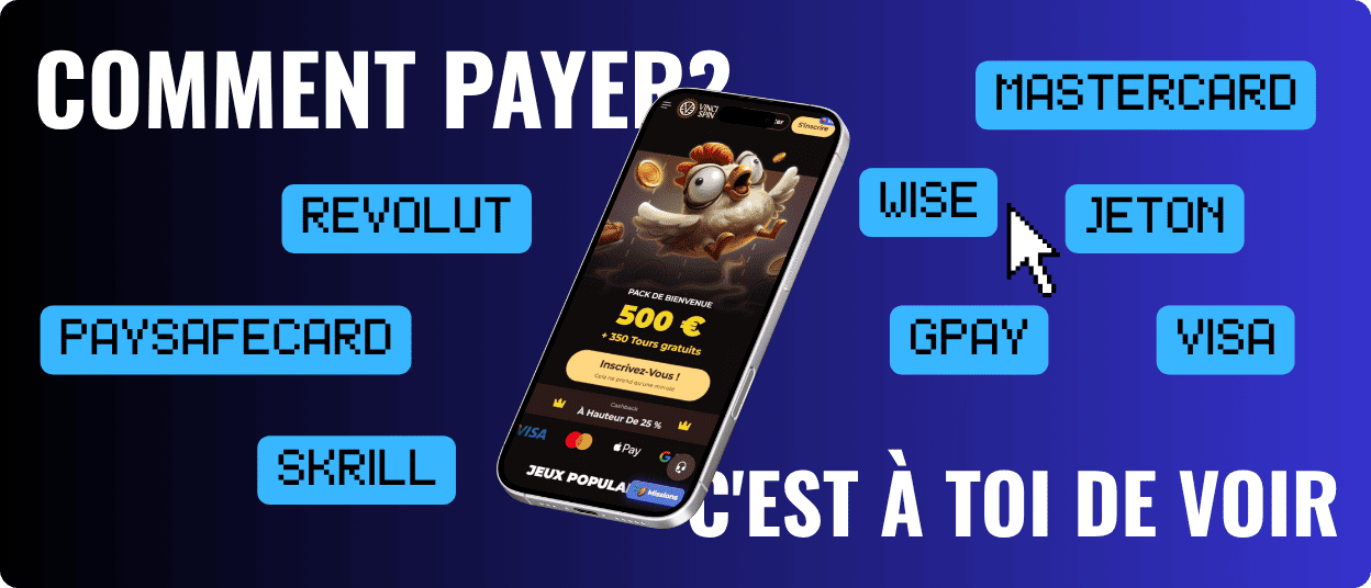 vinci spin payment methods