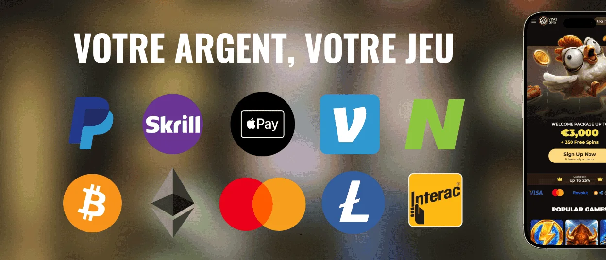 Vincispin payments