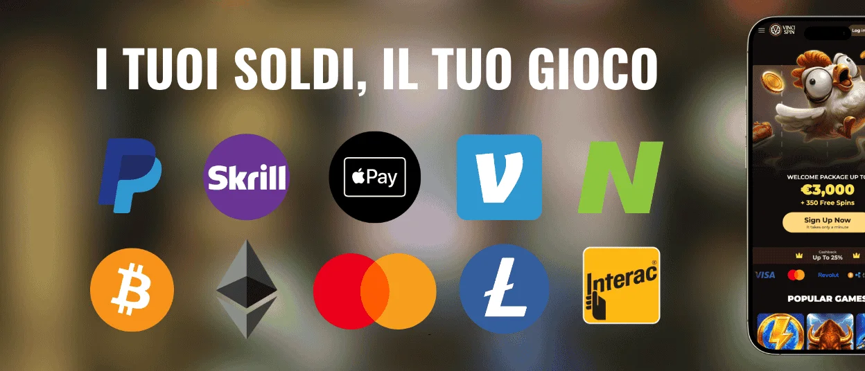 Vincispin payments
